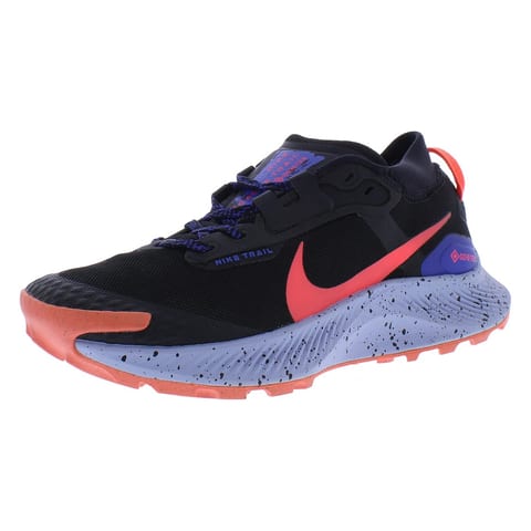 For Pegasus Trail 3 GTX Women's Black/Flash Crimson/Lapis Running Shoes