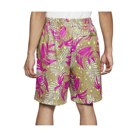 For Mens Mid Printed Bermuda Shorts Woven Pattern Polyester Street Wear Elastic