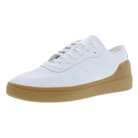 For Men's Court Revival Lace-up Solid Sneakers Cloud White Gum Fashionable