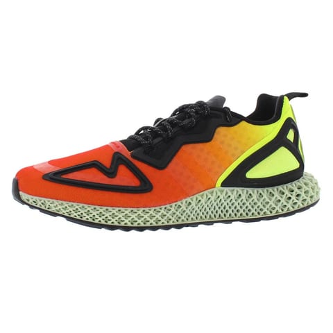 For Originals Men's Zx 2K 4D Training Shoes Solar/Neon/Mint Quality Knit Upper