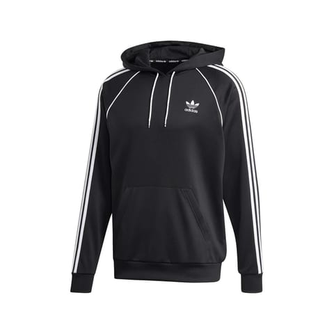 For Originals Adi SST PK Hoodie Men's Black/White Zipper-Up Style Screen