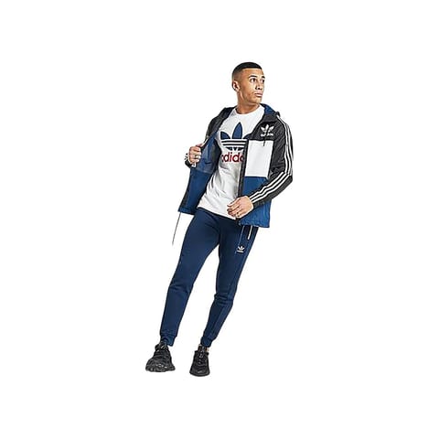 Originals Clfn Wb Reversible Jacket Men Black White Standing Collar Zipper