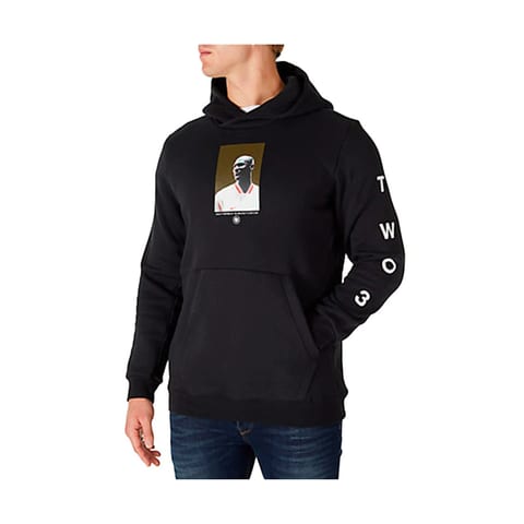 Nike Men's Active Hoodie AJ12 Style Black/Multi XL Embroidered Zipper-Up