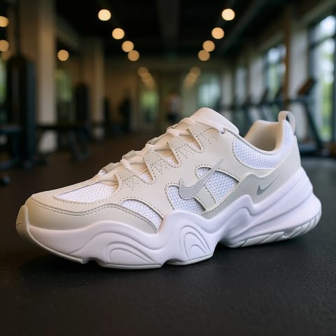 For Tech Hera Men's Fitness Shoes Summit White Mesh Upper Rubber Outsole EVA
