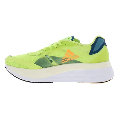 Adidas Adizero Boston 10 Men's Running Shoes Neon/Orange Color   100% Authentic
