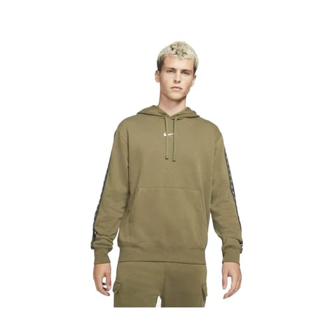 Nike Repeat Fleece PO Mens Active Hoodie XS Color 3D Embroidery & Dye Technics