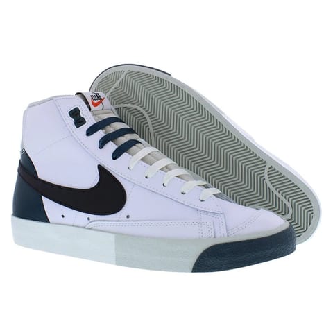 Nike Blazer Mid '77 Prm Men's Fitness Walking Shoes White/Green/Black Color