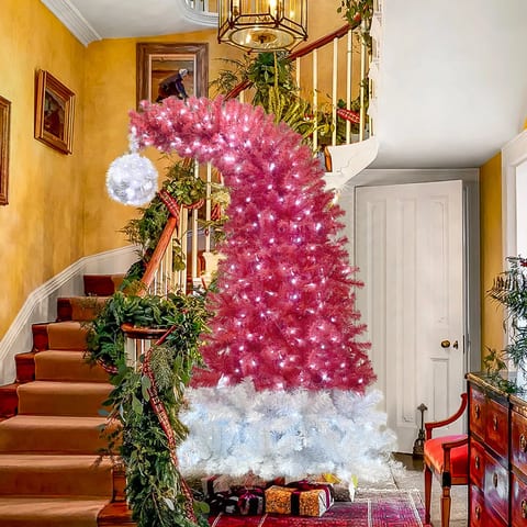 6 Foot Articulated Fir Artificial Christmas Tree with 1250 Branch Tips and 300