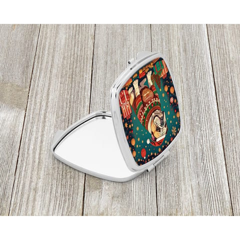 TD Enchanted Christmas Compact Mirror for Holiday Decorations