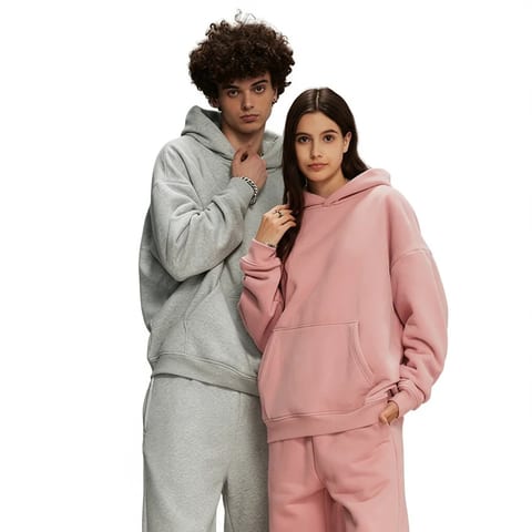 Men's Summer Loose Fit Hoodie Sweatshirt 430g Jersey Quick Dry Waterproof