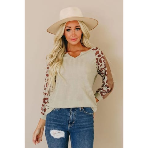 TD Women's Quick-as-a-Cat Waffle Knit Top