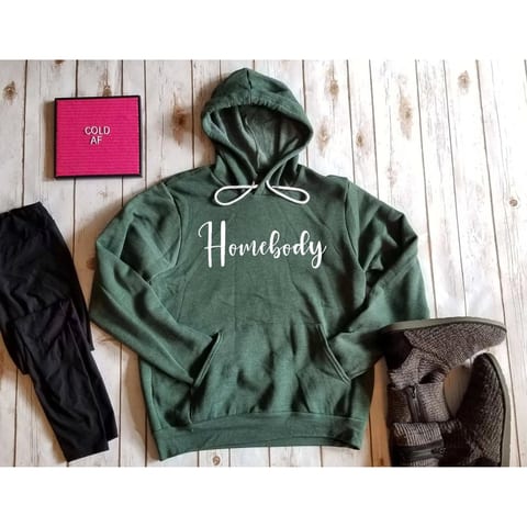 TD Homebody Eco-Friendly 100% Cotton Sweatshirt XL Size Screen Printed Solid