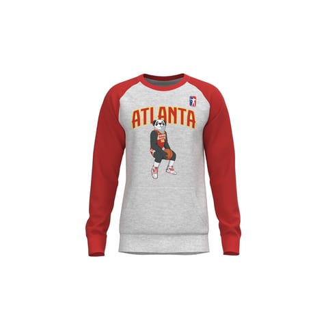TD Men's Atlanta MJH Raglan Sweatshirt Premium Style Embroidered Screen