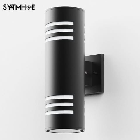 Outdoor Wall Mounted Lamps Black IP65 Waterproof Real Estate Front Door