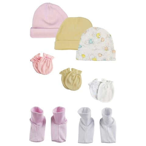 UD2 Pack of 8 Boys and Girls Acrylic Caps Booties Mittens-NC_0274