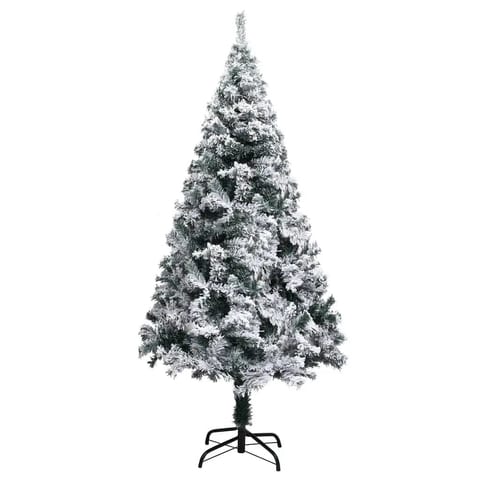 W2B VidaXL Luxury 180 cm Green Artificial Christmas Tree High Quality PVC Metal