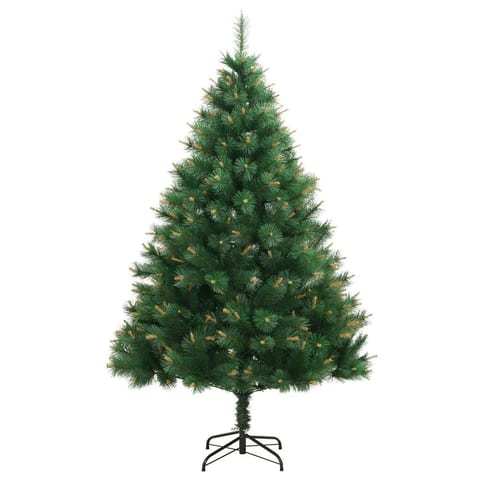 W2B VidaXL 59\" Pre-Lit Artificial Christmas Tree High Quality Modern Style