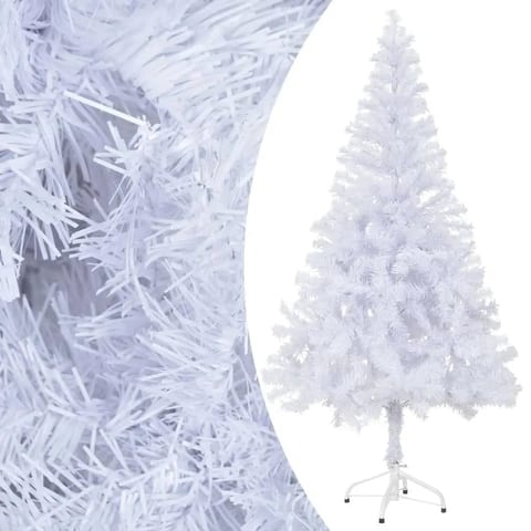 W2B VidaXL High Quality White PVC Artificial Christmas Tree Medium Foldable
