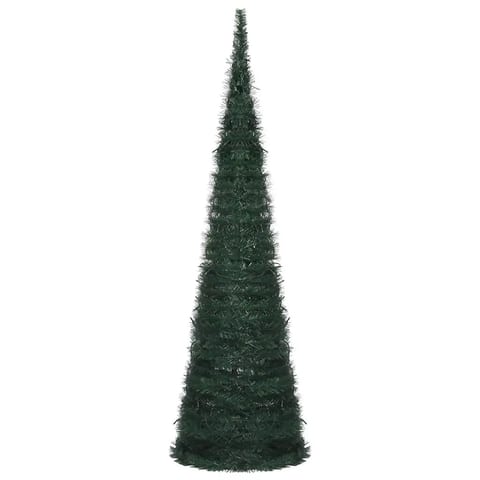 VidaXL W2B Pop-up 5m Green PVC Christmas Tree High Quality Artificial for Home
