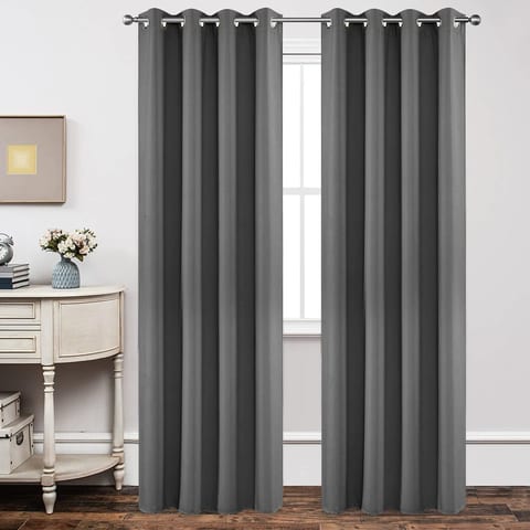 Blackout Curtains 2 Panels Set, Thermal Insulated Long Curtains & Drapes Room