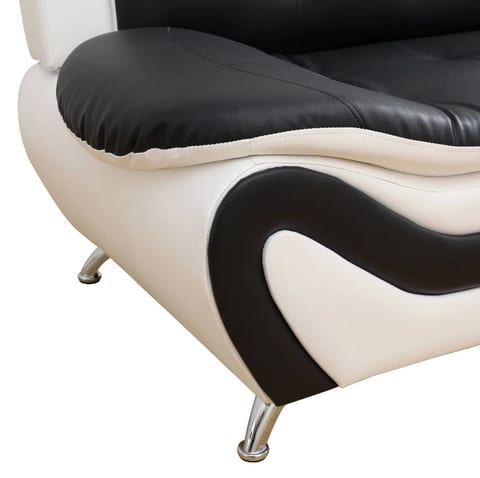 Best Selling Modern 1 2 3-Seater Living Room Sofa Loveseat Set & Chair in Black