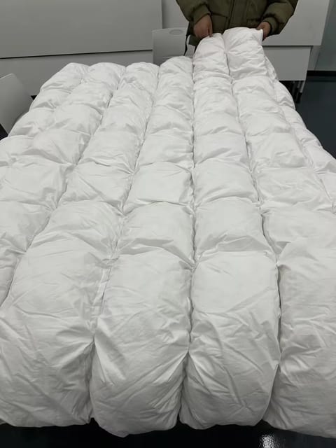 Hybrid Weighted Quilted Comforter 72 48 Inch 15lbs Soft Breathable Blanket for