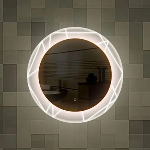 Touch Sensor Anti Fog Illuminated Wall Mounted Digital Clock Bathroom Decor