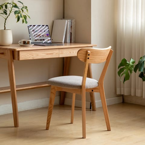 M Dining Chair Wooden Oak Natural Wood Chair Solid Table Wooden Living Room