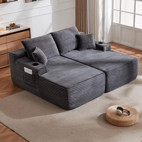 Best Selling Products in Alibabaa 2026 Vacuum Compression Double Sofa Bed With