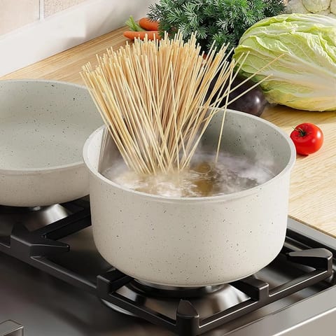 Nonstick Cookware Set with Detachable Handle Pots and Pans Induction Compatible