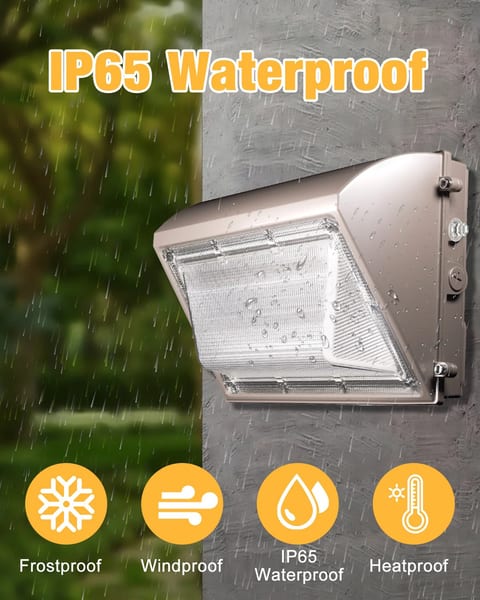 Stock in US Canada EU C ROHS 5 Years Warranty IP65 IK08 60W 125LM/W Photocell