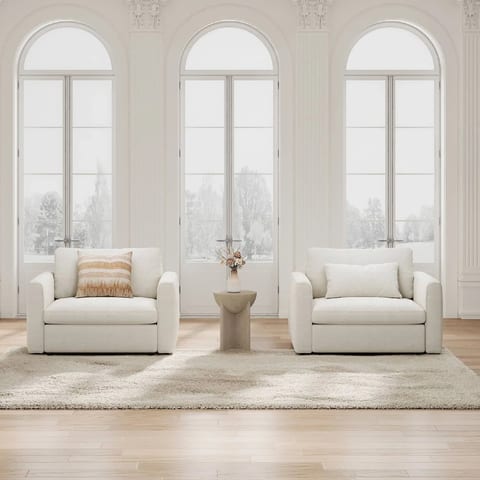 Modern Modular Sectional Sofa Set DIY Chenille Fabric Cloud Couch Living Room