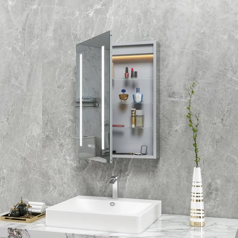 USA Smart Defogger Touch Switch Waterproof Bathroom Cabinet