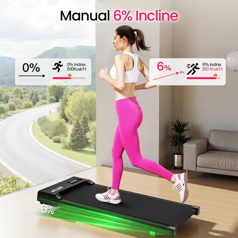 Dropping Ship Walking Pad with 6% Incline & 330LBS Weight Capacity Treadmill