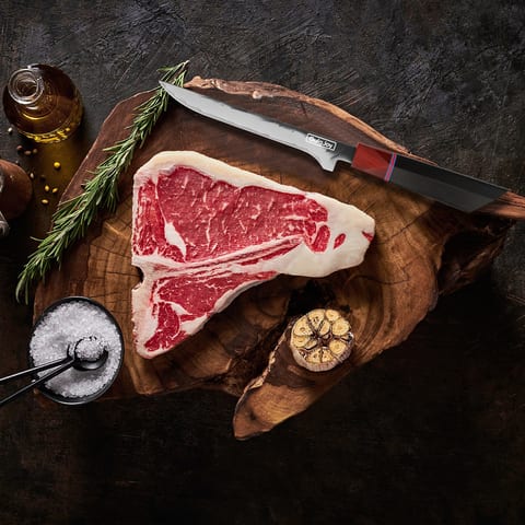 Qulajoy Forged Boning Knife, Japanese Fillet Knife With Sandalwood Handle