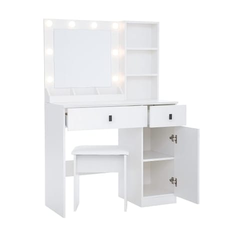 Vanity Desk With Lights, Vanity Set With Mirror, Makeup Vanity Desk With Large