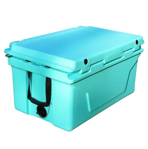 Blue Color 65QT Outdoor Cooler Fish Ice Chest Box Popular Camping Cooler Box