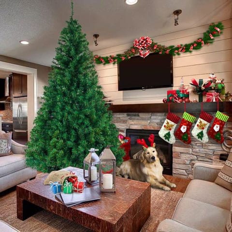Green 5.5ft 850 Branches PVC Christmas Tree