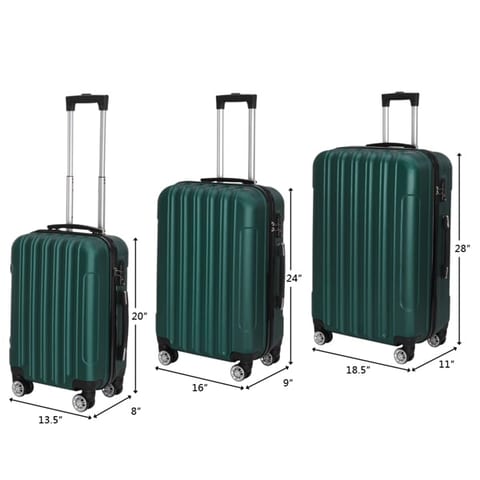 Vertical Pattern Three In One Handle Universal Wheel 20in 24in 28in ABS