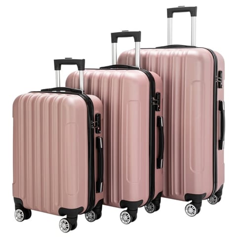 Vertical 3-in-1 Spinner Wheel With Handle Trolley Box 20in 24in 28in ABS