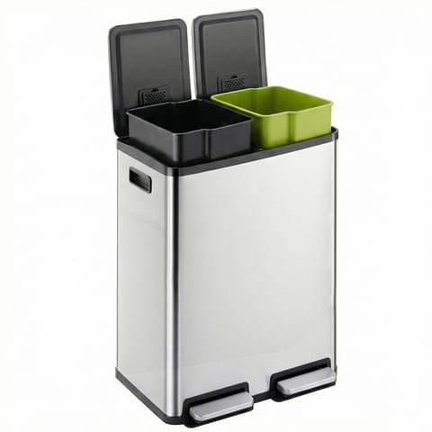 60 Liter Stainless Steel Trash Can