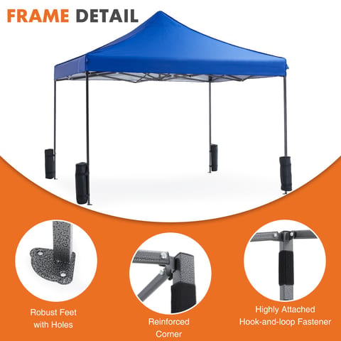 10 X 10ft Up Canopy Tent Easy Setup Outdoor Shade Instant Portable Sun Shelter