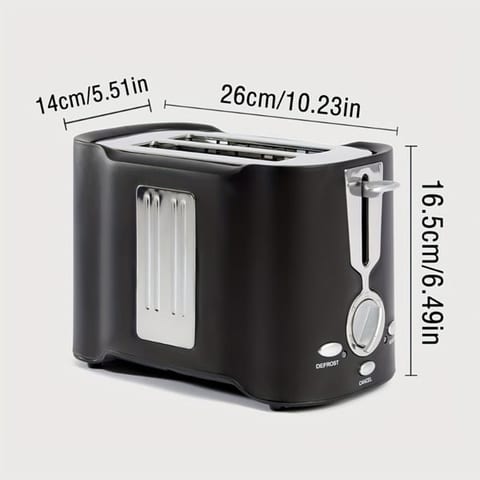 2-slice Toaster, Fast And Even Results Every Time, Wide Slots Fit Any Size
