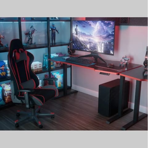 Electric Standing Desk Whole Piece Adjustable Height Desk Home Office Computer