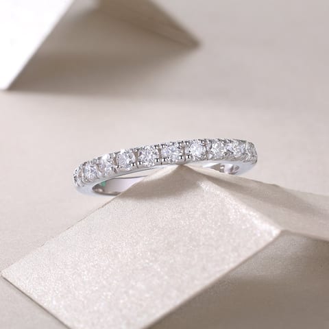1Parallel World Diamond Ring Luxury Fashion Set Moissanite Silver Ring Prohibit