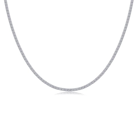 1Winter Lake Luxury Fashion Set Mosan Diamond S925 Silver Necklace Rivaling