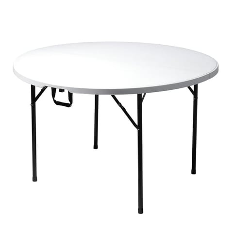 48 Inch Outdoor Courtyard Foldable Round Table