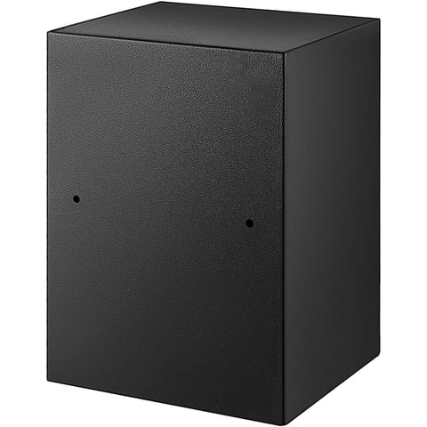 Safe Box, 2.1 CU.FT Fingerprint Safe Box For Money 2 Keys & Digital Keypad