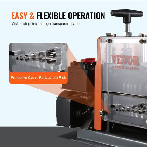 Automatic Wire Stripping Machine, Electric Motorized Cable Stripper, 60 W, Wire