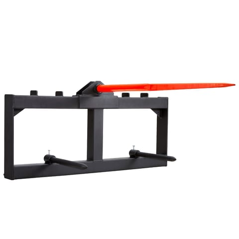 Hay Spear, Bale Spears 1600lbs Loading Capacity, Skid Steer Loader Tractor